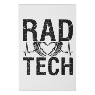 Rad Tech Medicine Technologist Xray Radiology Tech Faux Canvas Print