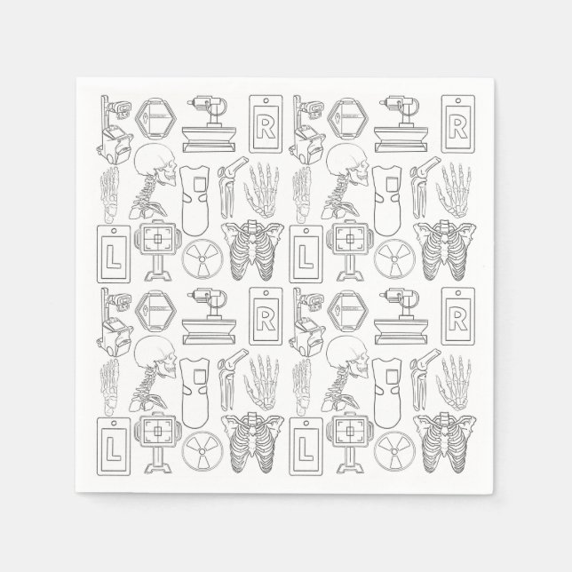 Rad Tech Party Napkins (Front)