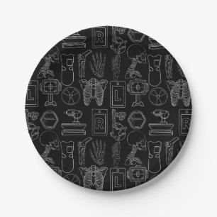 Rad Tech Party, Radiology Week, Radiology, Imaging Paper Plates