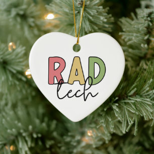 Rad Tech Radiologic Technologist Radiology Ceramic Ornament