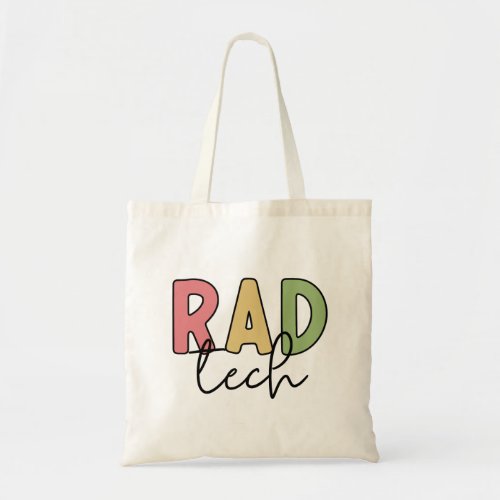 Rad Tech Radiologic Technologist Radiology Tote Bag