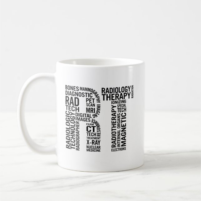 Rad Tech Radiology RT Coffee Mug (Left)