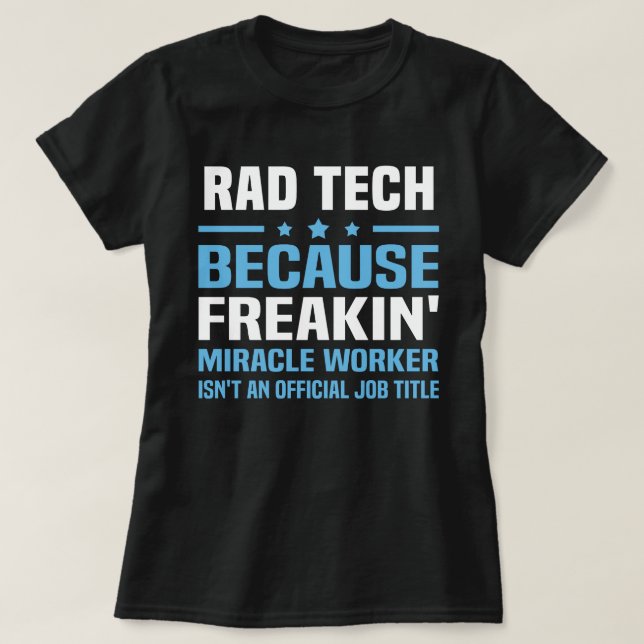 Rad Tech T-Shirt (Design Front)