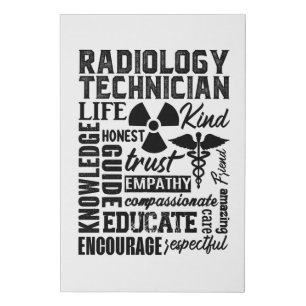 Rad Tech Technologist Xray Radiology Technician Faux Canvas Print
