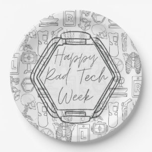 Rad Tech Week Paper Plates