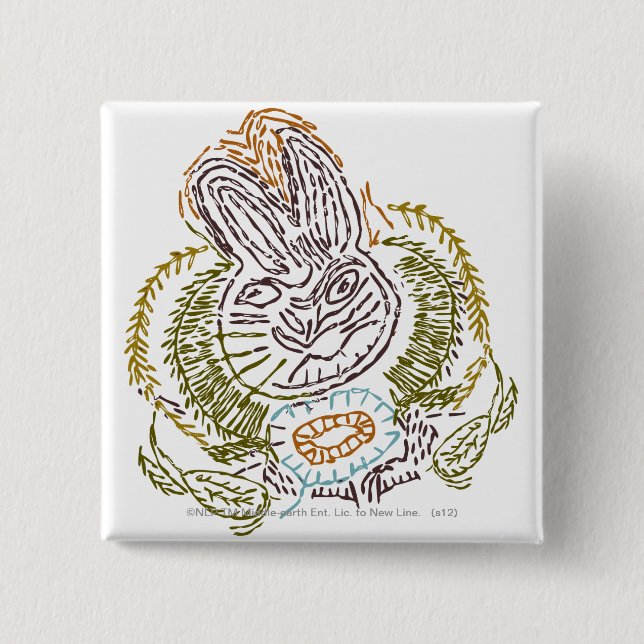 RADAGAST™ Embroidery Pinback Button (Front)