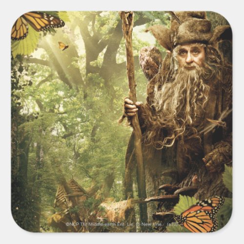 RADAGAST in Forest Square Sticker