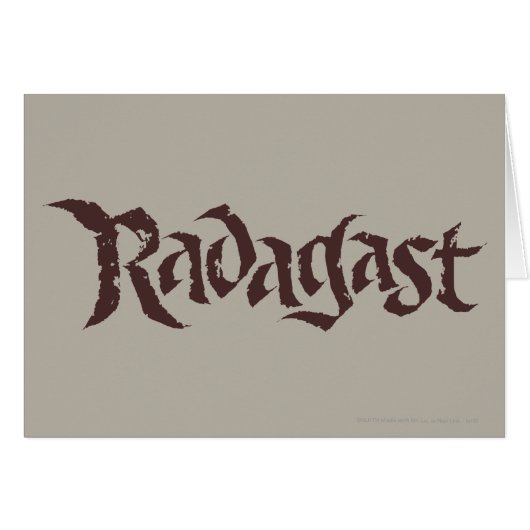 RADAGAST™ Name Solid Cards (Front Horizontal)