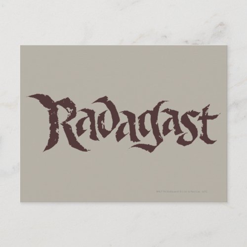 RADAGASTâ Name Solid Postcard