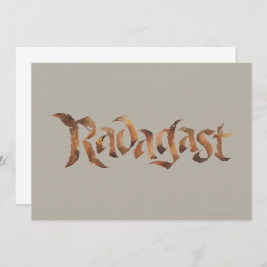 RADAGAST™ Name Textured (Front/Back)