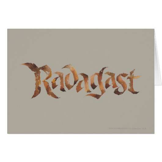 RADAGAST™ Name Textured Cards (Front Horizontal)