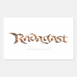 RADAGAST™ Name Textured Rectangular Sticker