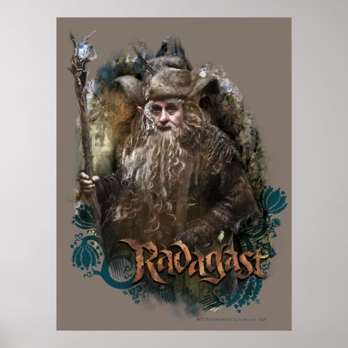 RADAGAST With Name Poster