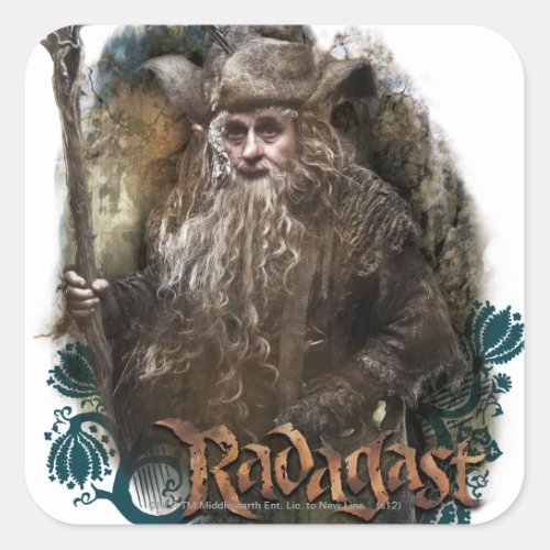 RADAGAST With Name Square Sticker