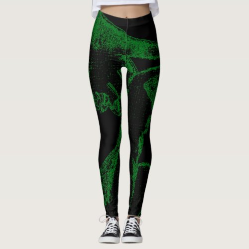 RADAR All Fisheye Parrots Leggings