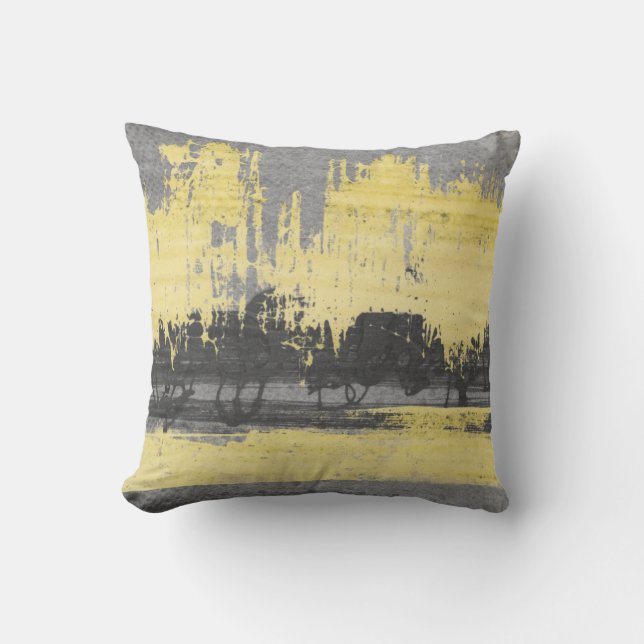 Radar II Throw Pillow (Front)