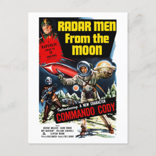 Radar Men from the Moon (1952) Postcard