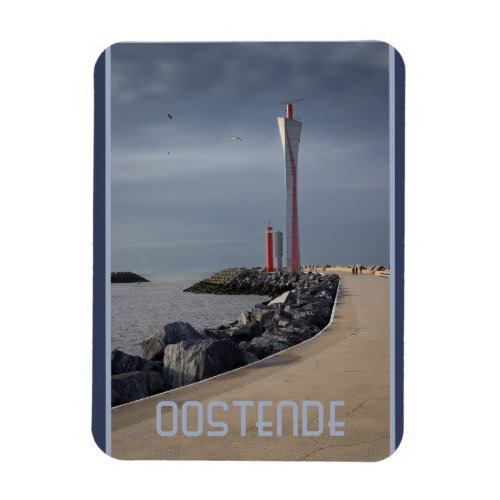 Radar Tower Oostende Habour Belgium  Magnet