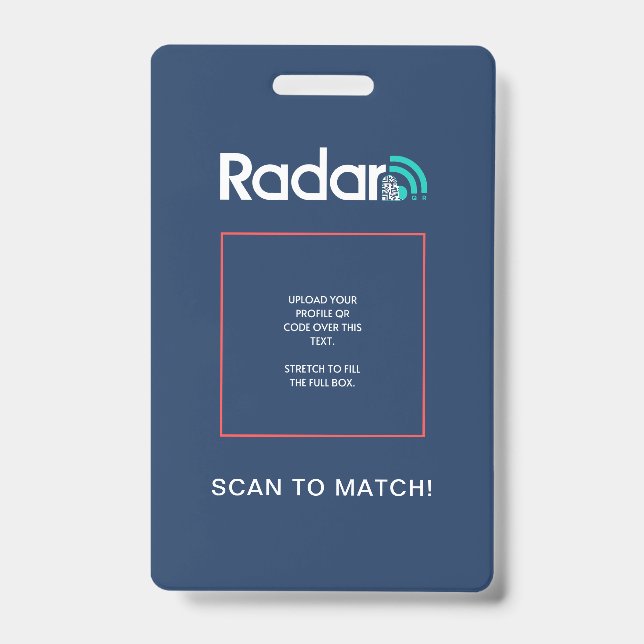 RadarQR Badge (Front)