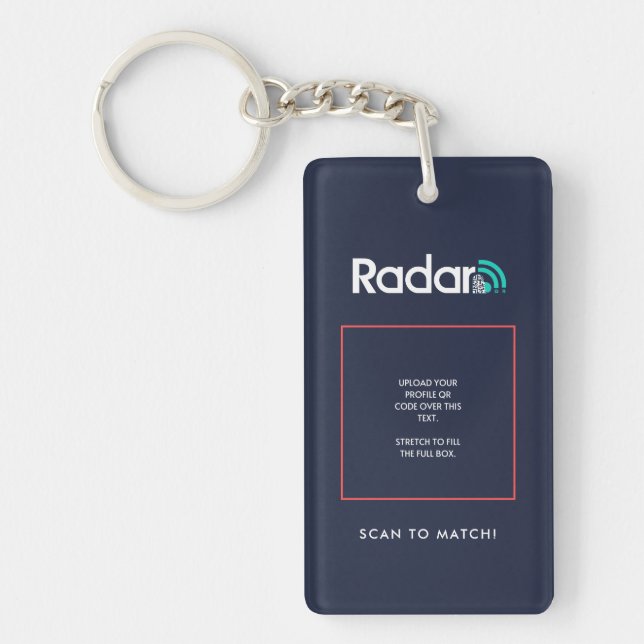 RadarQR Keychain (Front)