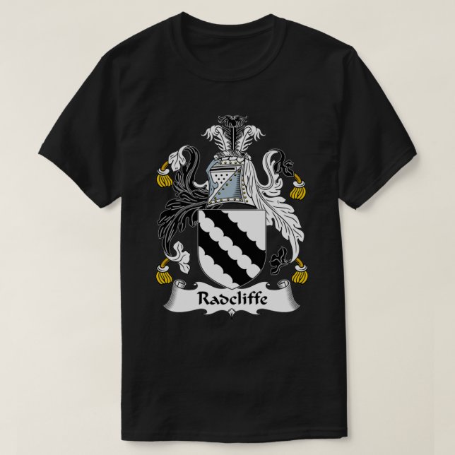 Radcliffe Coat of Arms Family Crest 1  T-Shirt (Design Front)