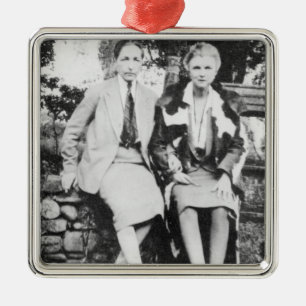Radclyffe Hall and Una Vincenzo Metal Ornament