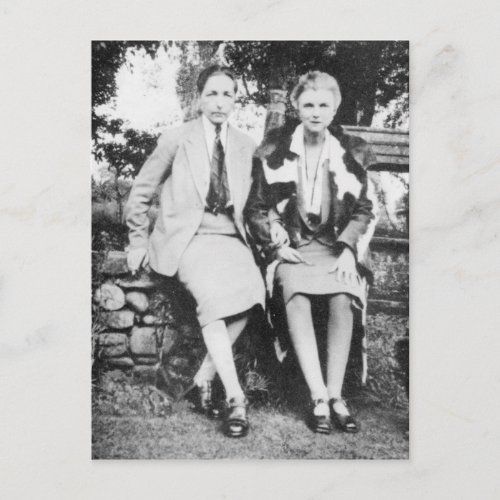 Radclyffe Hall and Una Vincenzo Postcard