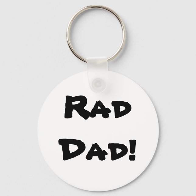 RadDad! Keychain (Front)