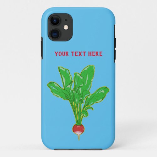 Raddish fresh vegetable iPhone 11 case
