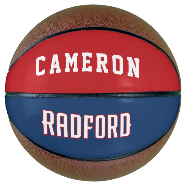 Radford | Add Your Name Basketball (Front)