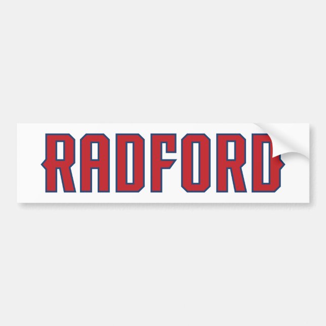 Radford Bumper Sticker (Front)