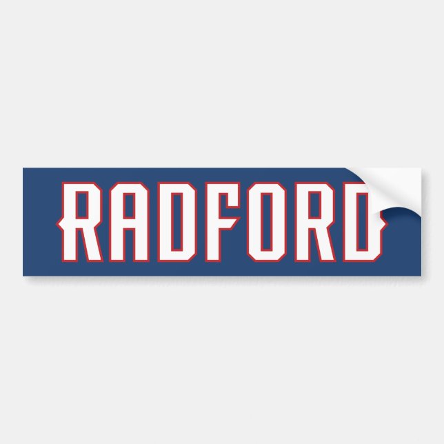 Radford Bumper Sticker (Front)