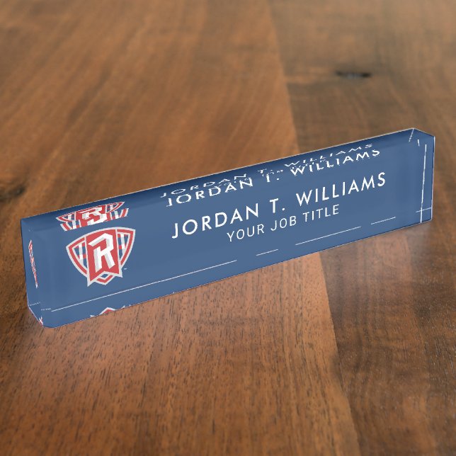 Radford University | Add Your Name Desk Name Plate (Side)