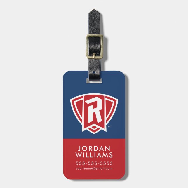 Radford University | Add Your Name Luggage Tag (Front Vertical)