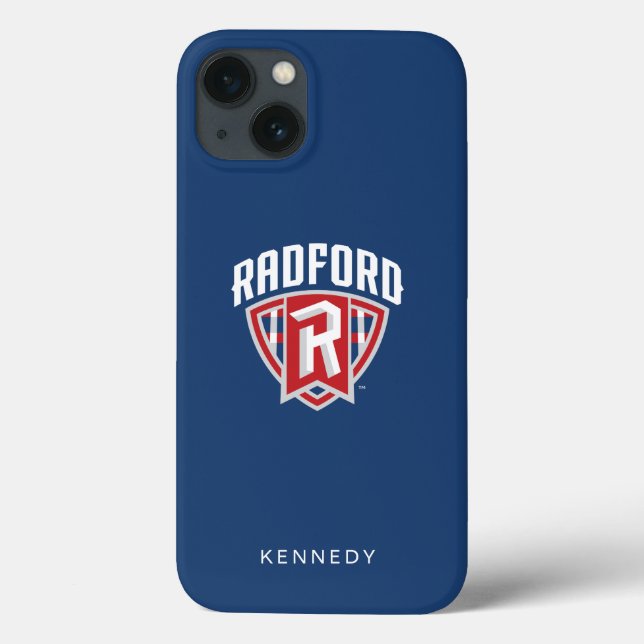 Radford University Arch Shield | Add Your Name Case-Mate iPhone Case (Back)
