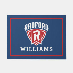 Radford University Arch Shield Add Your Name Doormat