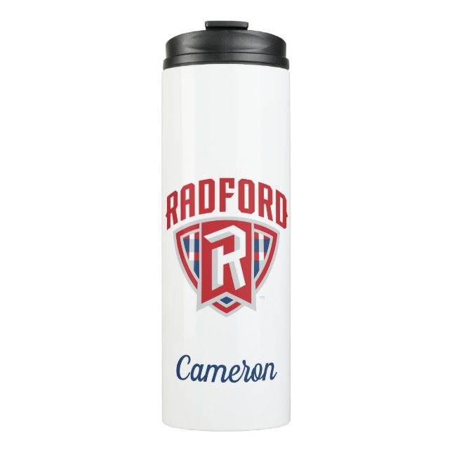Radford University Arch Shield | Add Your Name Thermal Tumbler (Front)