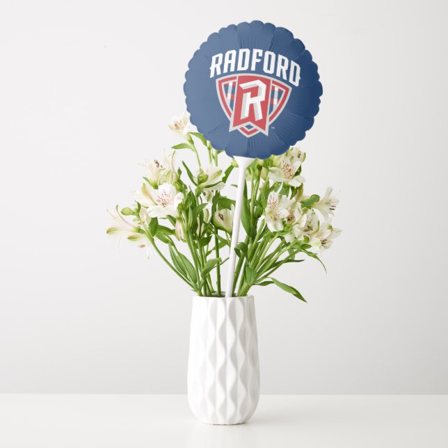 Radford University Arch Shield Balloon (Vase)