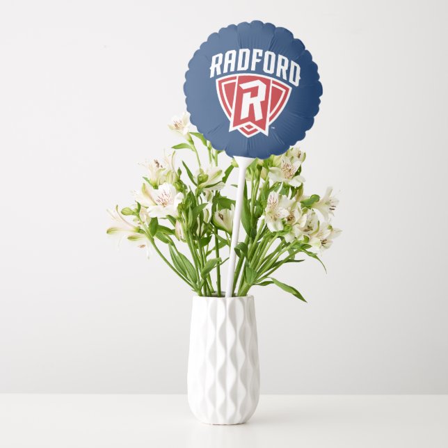 Radford University Arch Shield Balloon (Vase)