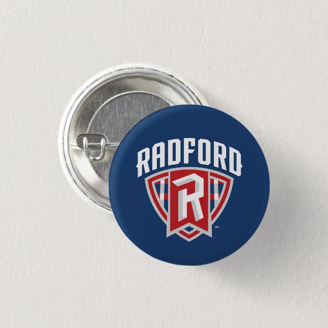 Radford University Arch Shield Button (Front & Back)