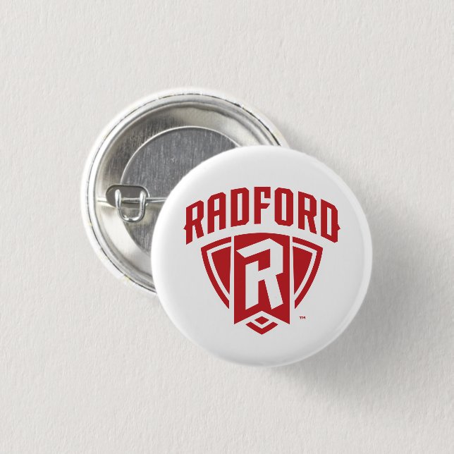 Radford University Arch Shield Button (Front & Back)