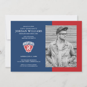 Radford University Arch Shield Graduation Announcement