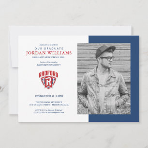 Radford University Arch Shield   Graduation Announcement