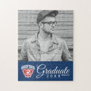 Radford University Arch Shield   Graduation Jigsaw Puzzle