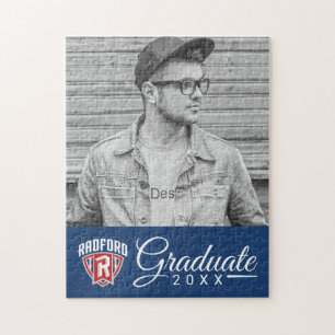 Radford University Arch Shield   Graduation Jigsaw Puzzle