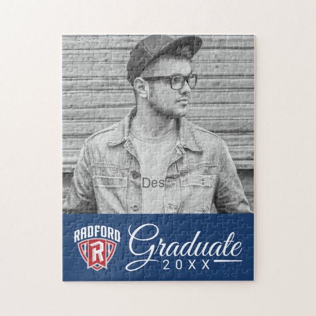 Radford University Arch Shield | Graduation Jigsaw Puzzle (Vertical)
