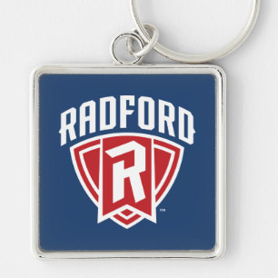 Radford University Arch Shield Keychain