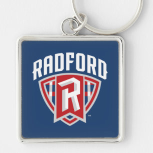 Radford University Arch Shield Keychain