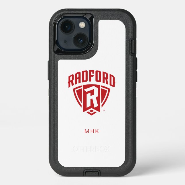 Radford University Arch Shield | Monogram Otterbox iPhone Case (Back)