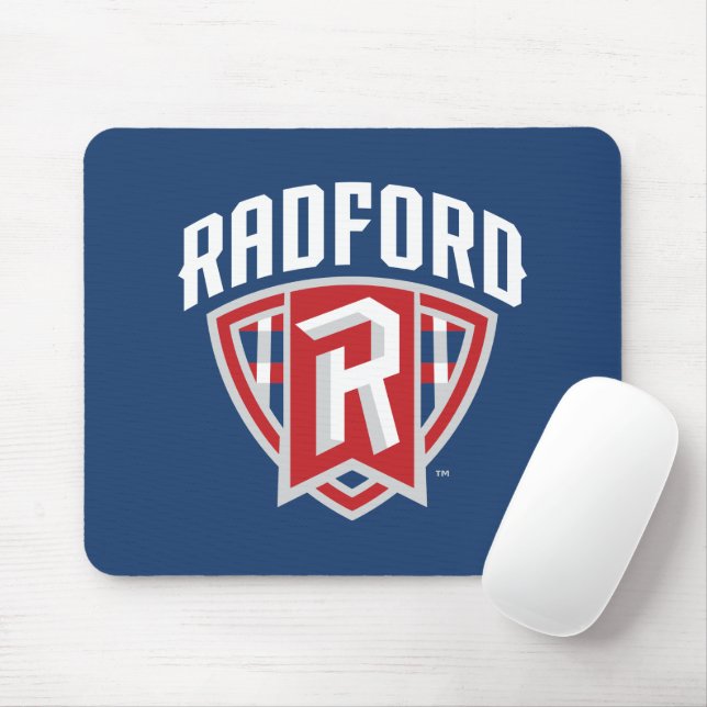 Radford University Arch Shield Mouse Pad (With Mouse)
